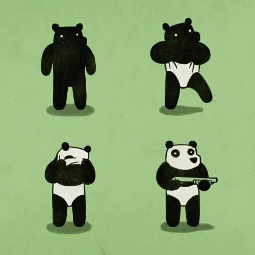 ALLINRAY — jaja me encantan los pandas