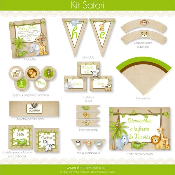Alma de fiesta: Un kit safari muy divertido Alma de fiesta: Un kit safari muy divertido