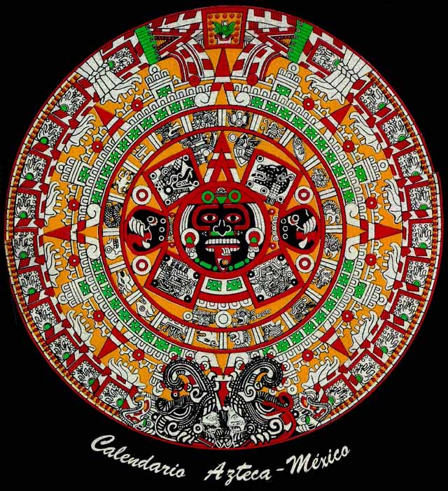 ALMANAQUES Y CALENDARIOS - CALENDARIO AZTECA ALMANAQUES Y CALENDARIOS - CALENDARIO AZTECA