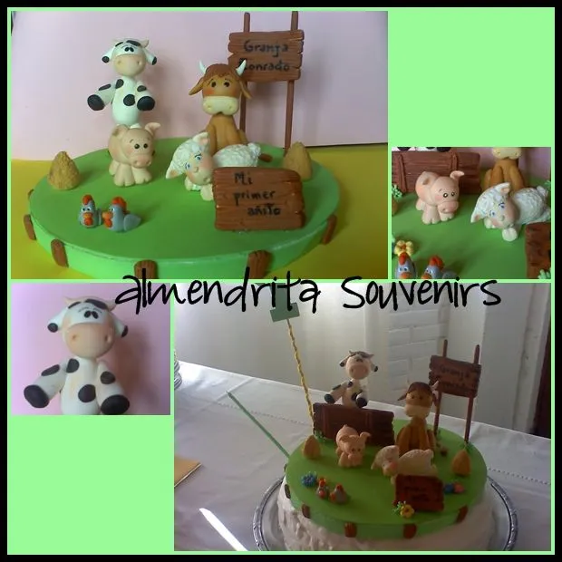 ALMENDRITA SOUVENIRS: La Granja adorno de tortas ALMENDRITA SOUVENIRS: La Granja adorno de tortas
