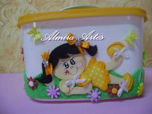 ALMIRA ARTES ***: Potes de Sorvete decorados com eva ALMIRA ARTES ***: Potes de Sorvete decorados com eva