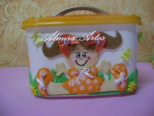 ALMIRA ARTES ***: Potes de Sorvete decorados com eva ALMIRA ARTES ***: Potes de Sorvete decorados com eva