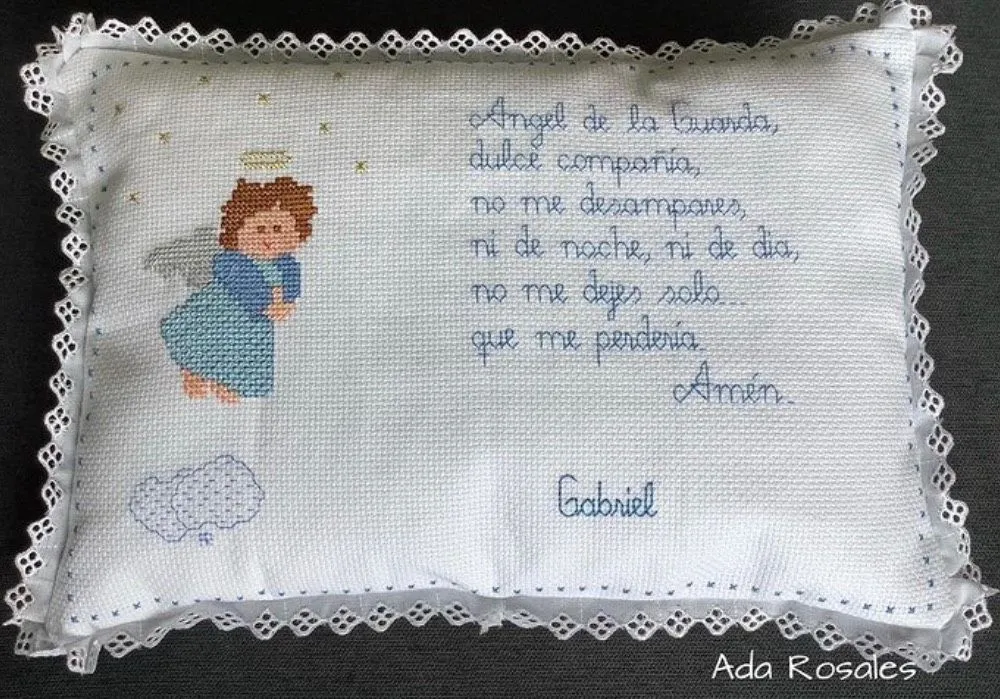 Almohaditas bebé Ángel de la Guarda en Bogota Almohaditas bebé Ángel de la Guarda en Bogota