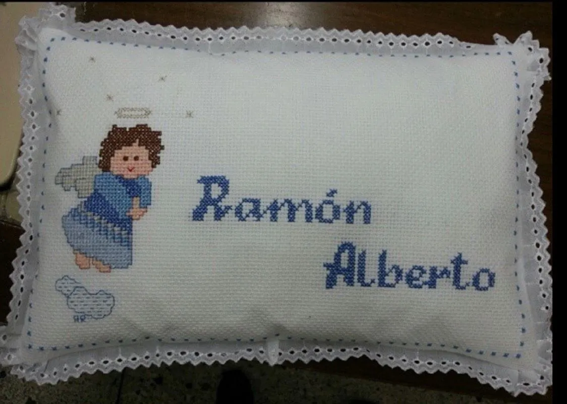 Almohaditas bebé Ángel de la Guarda en Bogota Almohaditas bebé Ángel de la Guarda en Bogota