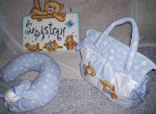 Almohadones para bebés moldes - Imagui