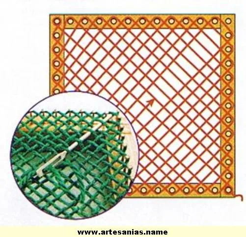 Almohadones en Bastidor Cuadrado | Artesanias