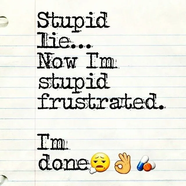 ALMOST SILENCED • My mood for tonight. #fuckit #imdone