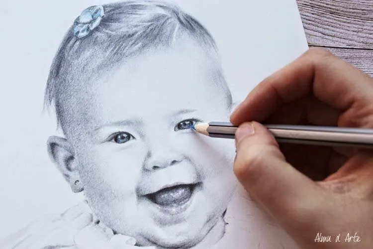 Almu d Arte: Dibujo de un bebé