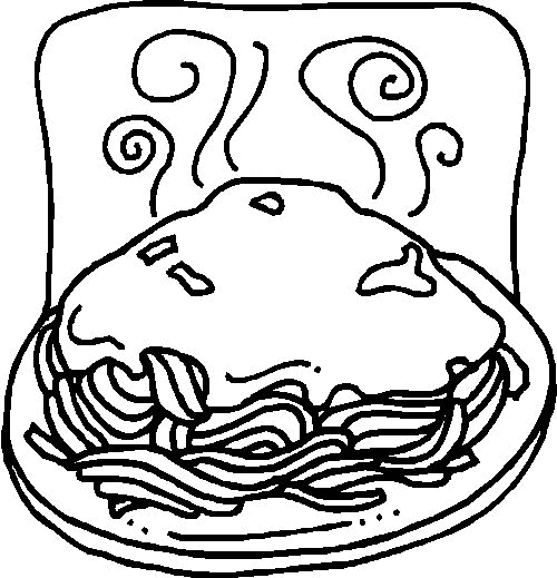 Dibujos para colorear de Comida, comida rapida, platos, Plantillas ... Dibujos para colorear de Comida, comida rapida, platos, Plantillas ...