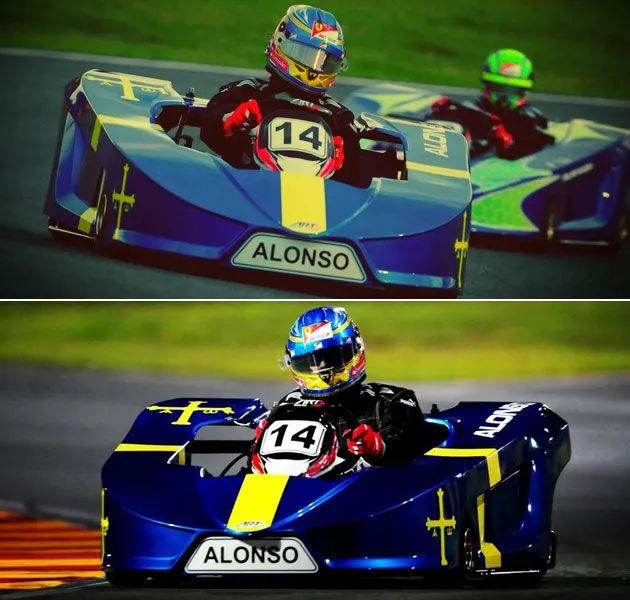 Alonso prepara el 'Desafío de las estrellas' de karting en Brasil ... Alonso prepara el 'Desafío de las estrellas' de karting en Brasil ...
