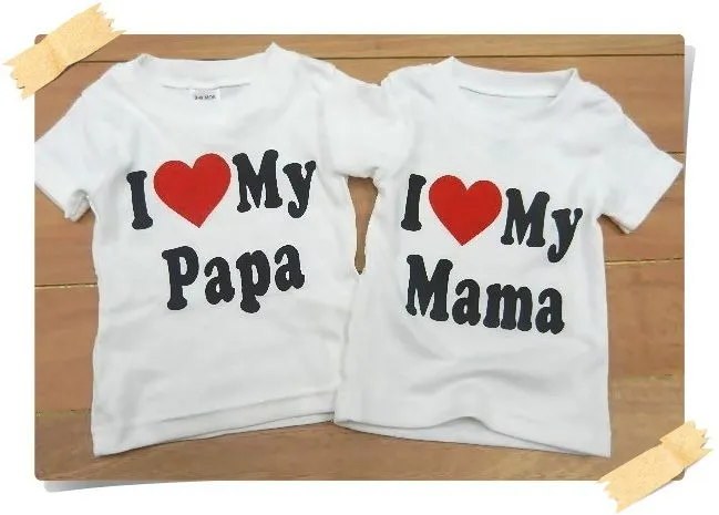 Alpha Kids & Baby Wholesale: #I Love Mama, Papa Tee ~~ Ready Stock Alpha Kids & Baby Wholesale: #I Love Mama, Papa Tee ~~ Ready Stock