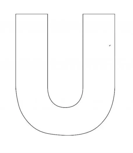 Alphabet-Letter-U-Template-For-Kids | Preschool T-U-V-W Letter ... Alphabet-Letter-U-Template-For-Kids | Preschool T-U-V-W Letter ...