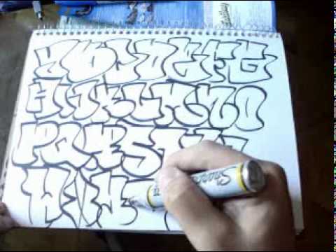 Alphabet Throwie... - YouTube