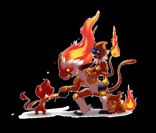 Alternative Pokemon Art // Artist The Chimchar family line by request. Alternative Pokemon Art // Artist The Chimchar family line by request.