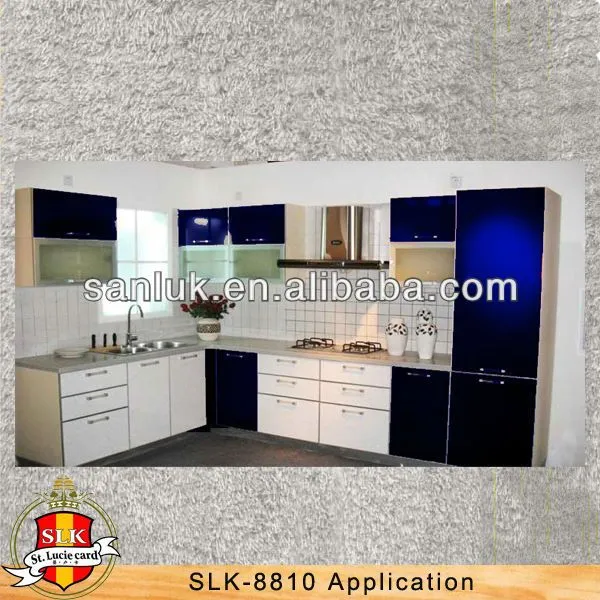 Alto brillo de Color sólido azul de prusia UV tablero MDF SLK-8810 ...