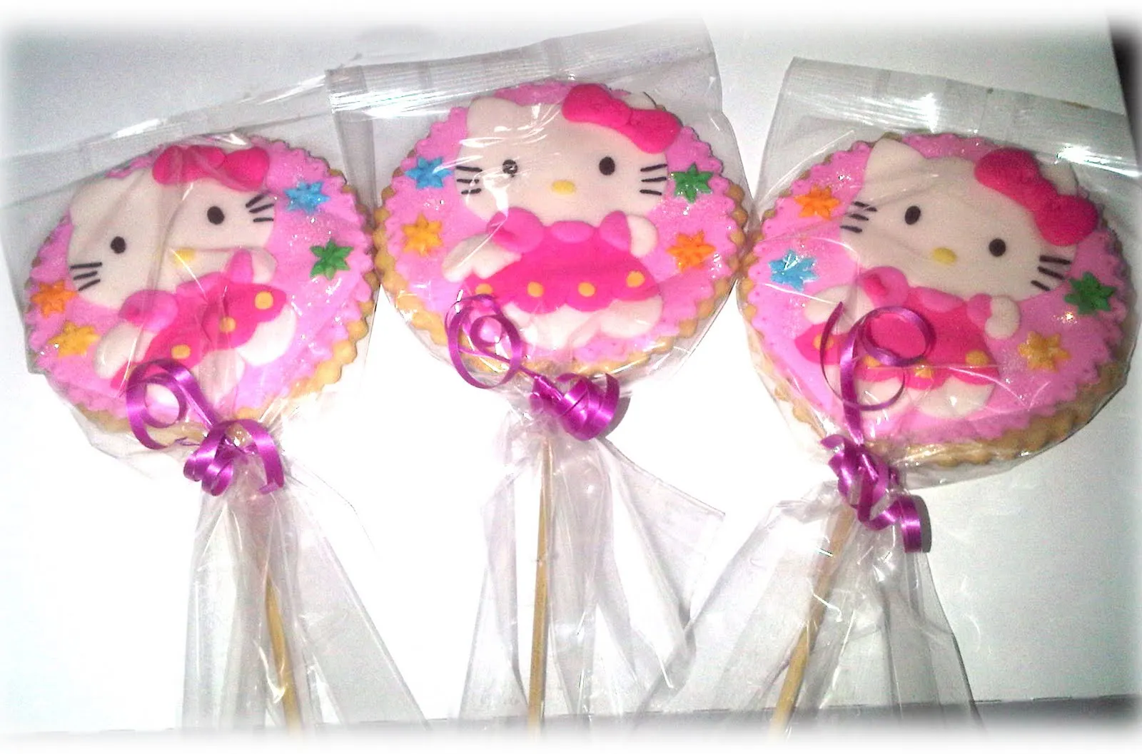 de altura para que puedan se colocadas en un arreglo de galletas