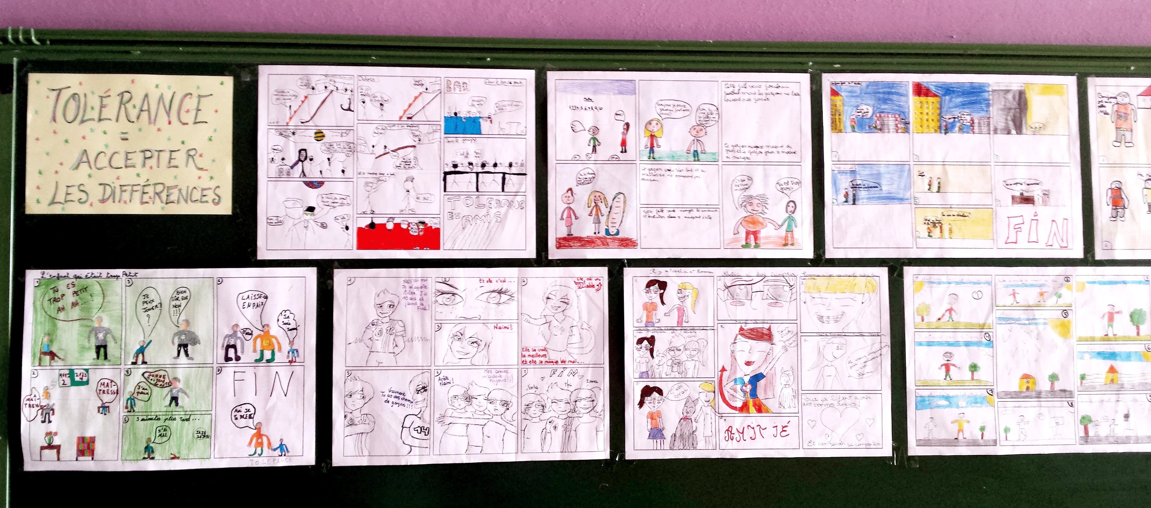 Nuestros alumnos de CM2 realizan cómics sobre el respeto y la tolerancia –  Liceo Francés Internacional de Tenerife