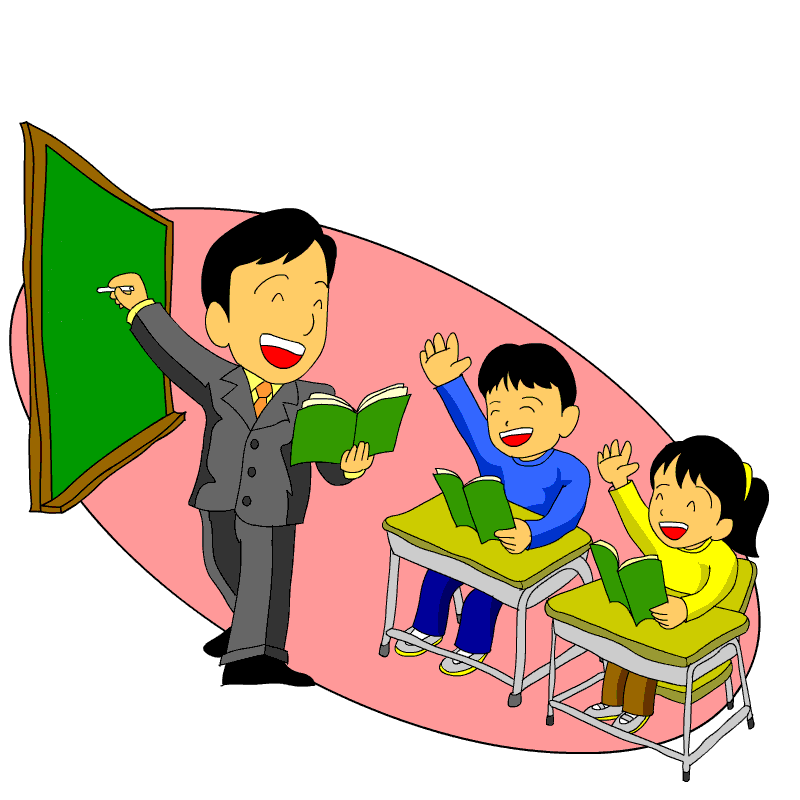 De niños estudiando en caricatura - Imagui