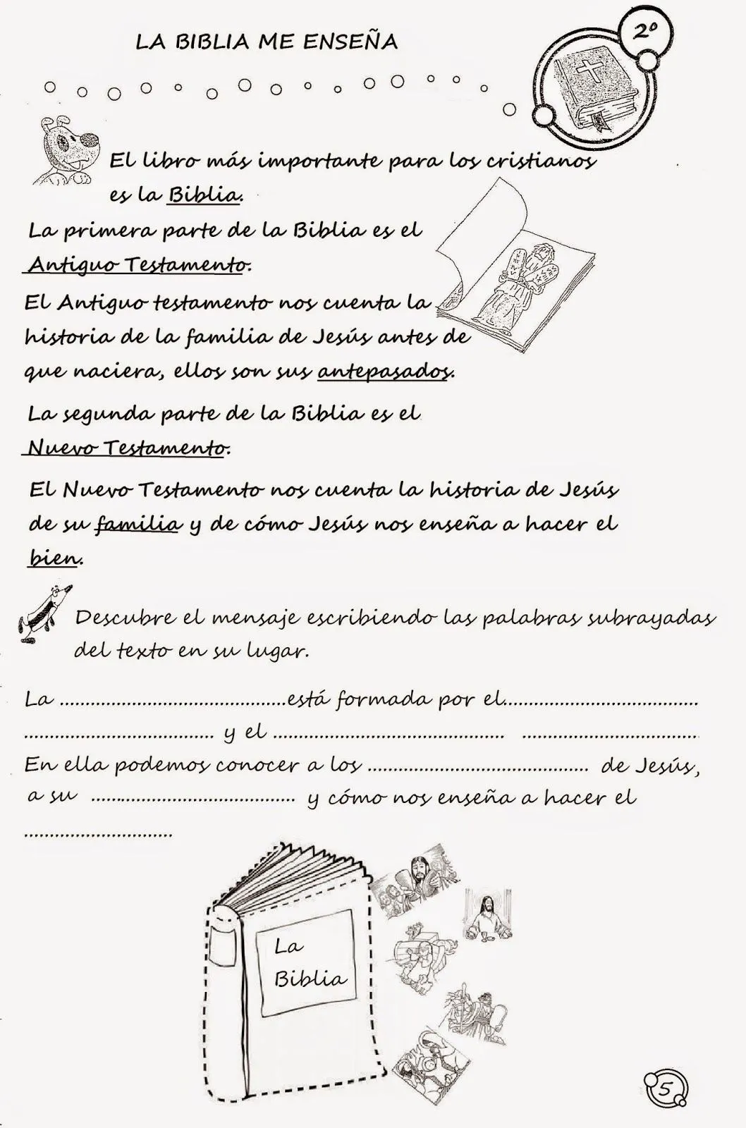 MIS ALUMNOS Y SUS TRABAJOS: Nuestro libro: la Biblia, fichas 2º Primaria | Actividades de la biblia, Lecciones de la escuela dominical, Enseñanza religiosa MIS ALUMNOS Y SUS TRABAJOS: Nuestro libro: la Biblia, fichas 2º Primaria | Actividades de la biblia, Lecciones de la escuela dominical, Enseñanza religiosa