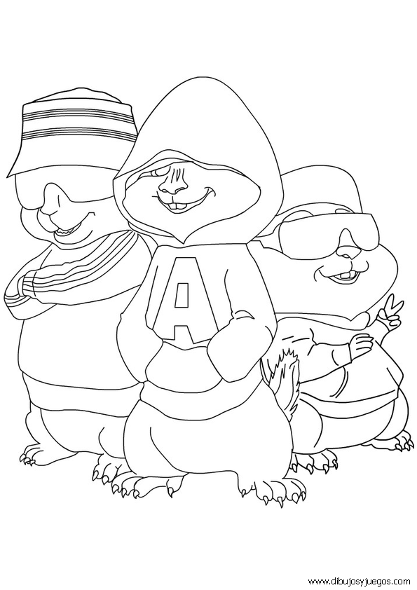 alvin-y-las-ardillas-021 | Dibujos y juegos, para pintar y colorear alvin-y-las-ardillas-021 | Dibujos y juegos, para pintar y colorear