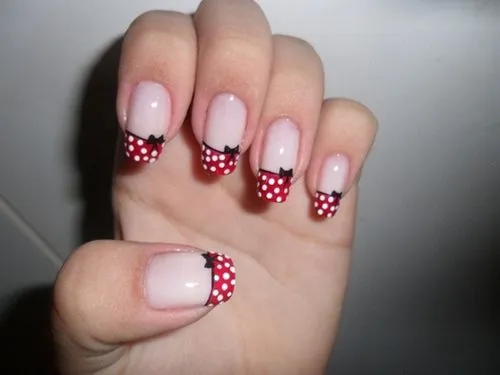 Todos Aman a Pepina: Uñas decoradas: Diseños de Minnie Mouse!!