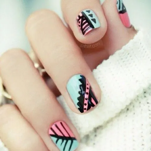 Todos Aman a Pepina: Uñas decoradas: Tribales y paso a paso para ... Todos Aman a Pepina: Uñas decoradas: Tribales y paso a paso para ...
