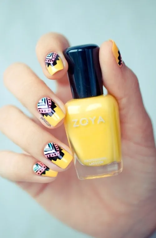 Todos Aman a Pepina: Uñas decoradas: Tribales y paso a paso para ... Todos Aman a Pepina: Uñas decoradas: Tribales y paso a paso para ...