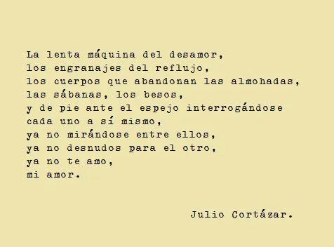 Amante de Letras., Julio Cortázar.
