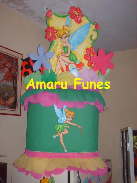 AMARU FUNES DECORACIONES: PIÑATA ENTAMBORADA CAMPANITA