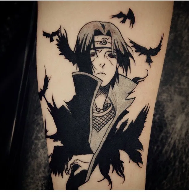 Amazing naruto tattoo - itachi - Anime tattoo - anime art ... Amazing naruto tattoo - itachi - Anime tattoo - anime art ...