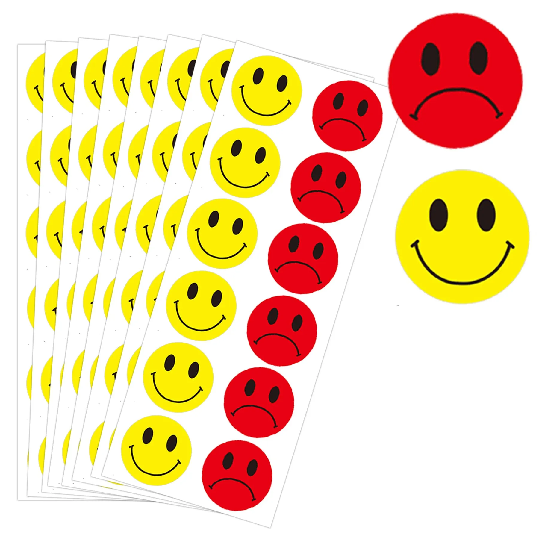 Amazon.com: Calcomanías de cara sonriente feliz amarilla de 1.5 pulgadas y etiquetas tristes rojas infelices | Etiquetas adhesivas redondas de comportamiento para profesores, padres, artes, manualidades, cartas de recompensa, paquete de 504 : Amazon.com: Calcomanías de cara sonriente feliz amarilla de 1.5 pulgadas y etiquetas tristes rojas infelices | Etiquetas adhesivas redondas de comportamiento para profesores, padres, artes, manualidades, cartas de recompensa, paquete de 504 :