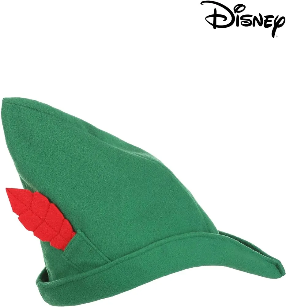 Amazon.com: Disney Peter Pan - Sombrero de disfraz verde estándar : Ropa,  Zapatos y Joyería