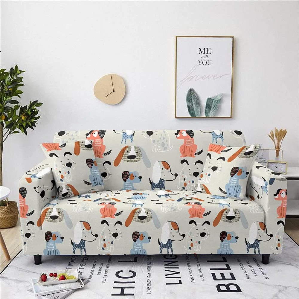 Amazon.com: Funda de sofá elástica en forma de L, diseño moderno y bonito de dibujos animados divertidos, animales, gris claro, impresión 3D, elastano, antideslizante, protector de muebles para niños y mascotas, 2 Amazon.com: Funda de sofá elástica en forma de L, diseño moderno y bonito de dibujos animados divertidos, animales, gris claro, impresión 3D, elastano, antideslizante, protector de muebles para niños y mascotas, 2