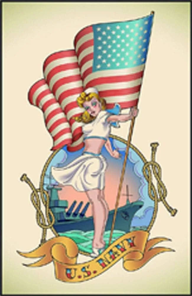 Amazon.com: Hermosa Marinera de Marinero de la Marina Americana con Bandera de dibujos animados de vinilo (8 pulgadas de alto, estilo icono de cartel) : Automotriz Amazon.com: Hermosa Marinera de Marinero de la Marina Americana con Bandera de dibujos animados de vinilo (8 pulgadas de alto, estilo icono de cartel) : Automotriz