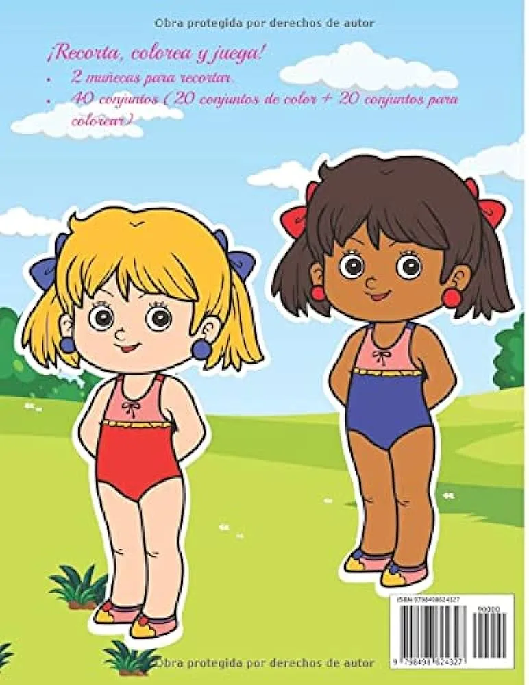 Amazon.com: Muñecas de Papel Recortables: Colorea, recorta y juega - 2 muñecas de papel + 40 trajes - Para niñas de 4 a 7 años. (Spanish Edition): 9798498624327: Publishing, My Little Doll Rocks: Libros Amazon.com: Muñecas de Papel Recortables: Colorea, recorta y juega - 2 muñecas de papel + 40 trajes - Para niñas de 4 a 7 años. (Spanish Edition): 9798498624327: Publishing, My Little Doll Rocks: Libros