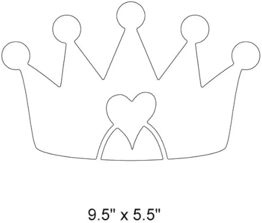 Amazon.com: My Wonderful Walls Plantilla de pared de corona de princesa para  pintar una habitación de niñas con temática de princesa : Herramientas y  Mejoras del Hogar