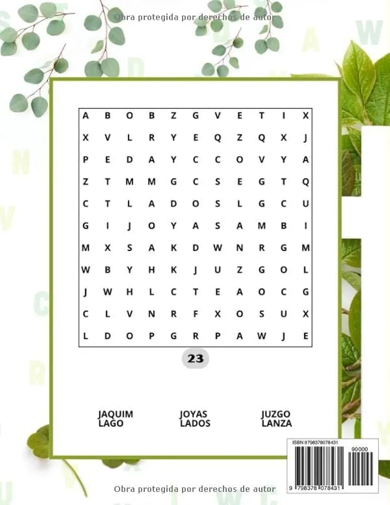 Amazon.com: Sopa de Letras Biblia: Libro de Crucigramas con Palabras de la Biblia para para Niños y Personas Mayores | Rompecabezas con Sopa de Letras del Libro ... Letras Grande y Soluciones ( Amazon.com: Sopa de Letras Biblia: Libro de Crucigramas con Palabras de la Biblia para para Niños y Personas Mayores | Rompecabezas con Sopa de Letras del Libro ... Letras Grande y Soluciones (