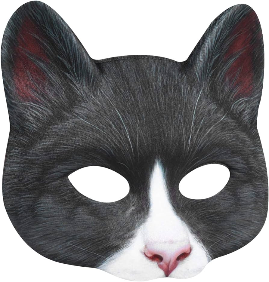 Amazon.com: Toyvian Máscaras de Halloween con animales aterradoras de media máscara sangrienta para cara de gato, máscara de terror para cosplay, decoración de casa encantada para fiesta de Halloween : Juguetes y Amazon.com: Toyvian Máscaras de Halloween con animales aterradoras de media máscara sangrienta para cara de gato, máscara de terror para cosplay, decoración de casa encantada para fiesta de Halloween : Juguetes y