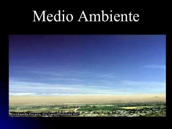 Medio Ambiente Diapositiva