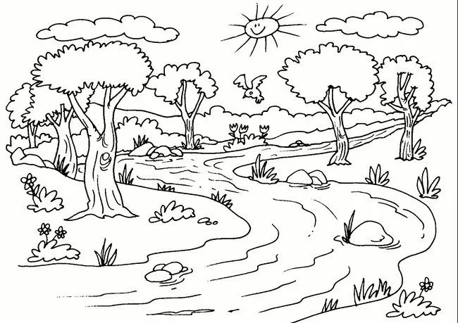 Ambiente natural y cultural para colorear - Imagui Ambiente natural y cultural para colorear - Imagui