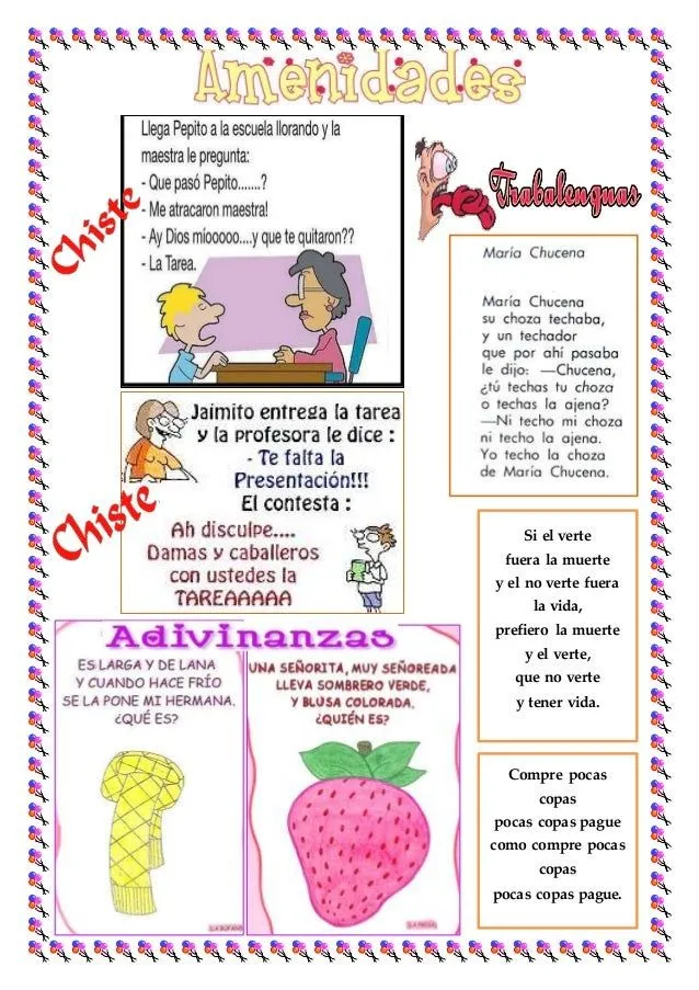 Amenidades para niños... Reírse es Buenísimo!!!