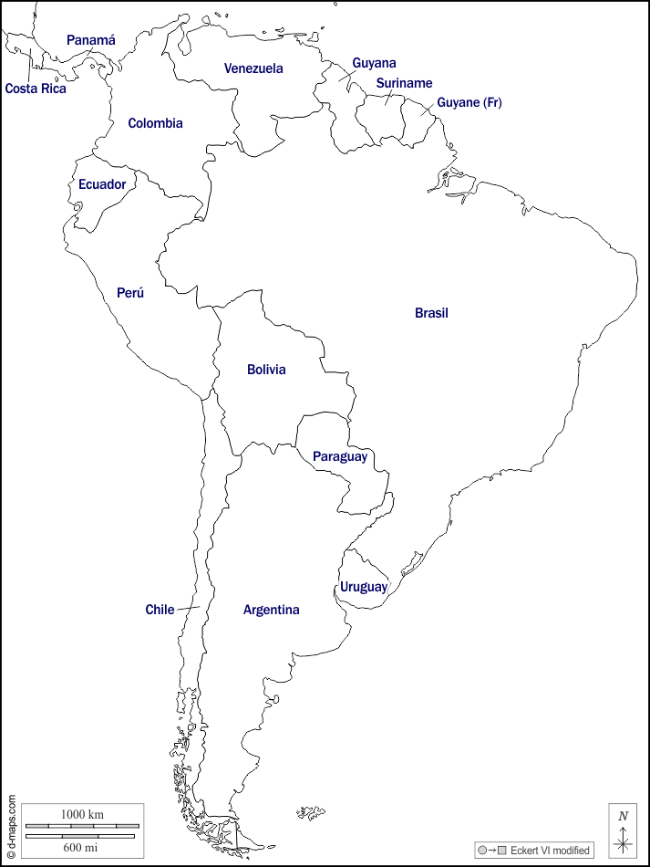 América del Sur: Mapa gratuito, mapa mudo gratuito, mapa en blanco ... América del Sur: Mapa gratuito, mapa mudo gratuito, mapa en blanco ...