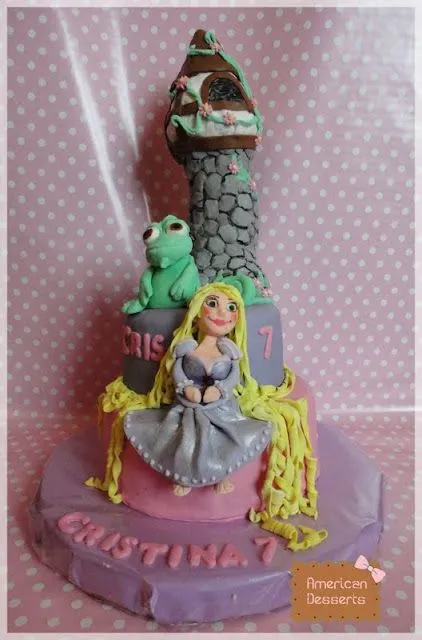 Tartas fondant Rapunzel - Imagui