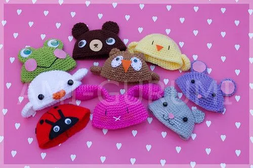 Gorros animales tejidos - Imagui