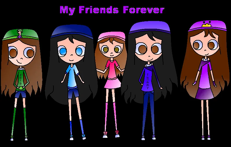 Amigas por siempre dibujos - Imagui