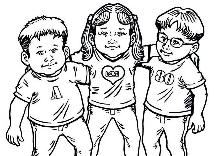 amigos para colorear ninos | Dibujos para colorear, Dibujos, Musica dibujos amigos para colorear ninos | Dibujos para colorear, Dibujos, Musica dibujos