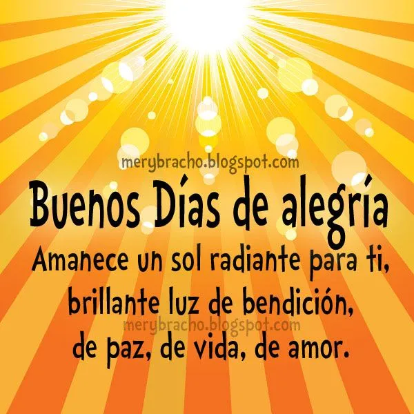 BUENOS DIAS !!! - Amigos Cristianos - Gabitos BUENOS DIAS !!! - Amigos Cristianos - Gabitos