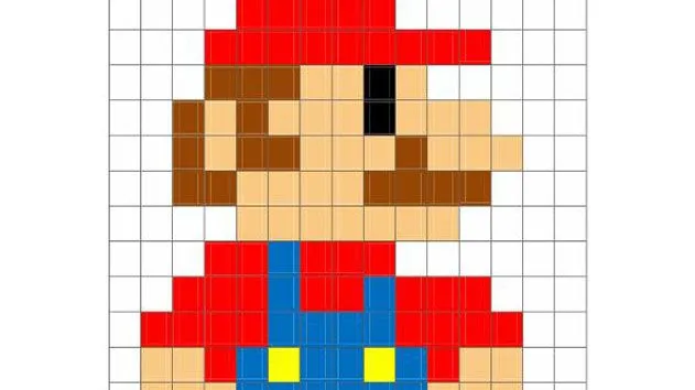 Amigos de Supermario en Cuadrículas numéricas. Te atreves ...