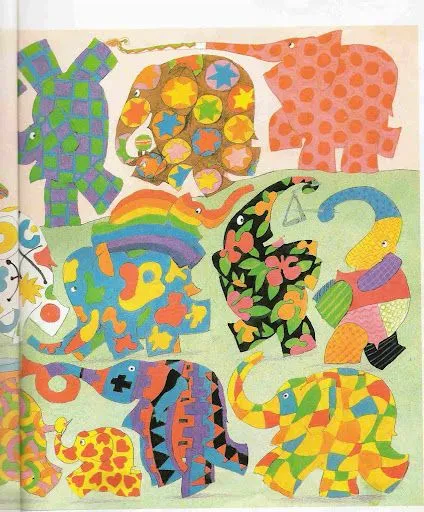 AMIGUITOS DE INFANTIL: Elmer: el elefante de colores AMIGUITOS DE INFANTIL: Elmer: el elefante de colores