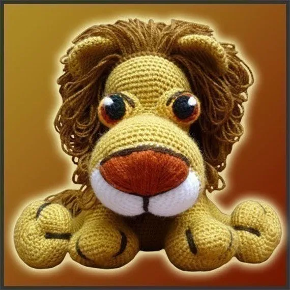 Amigurumi Crochet Patrón Leonidas El León por DeliciousCrochet